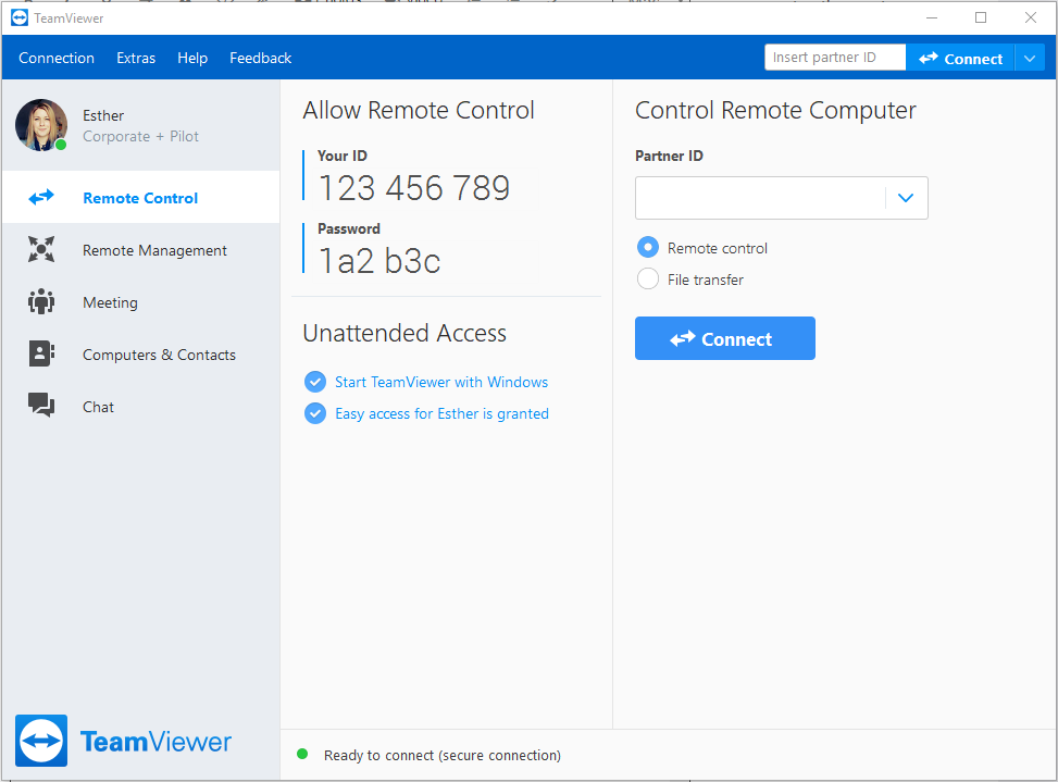 أكاديمية البترول الدولية - عبربرنامج TeamViewer